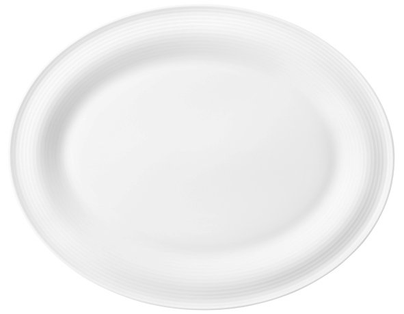 Seltmann Weiden Servierplatte oval 35x28 cm Beat 3 weiß Seltmann Weiden Servierplatte oval 35x28 cm Beat 3 weiß