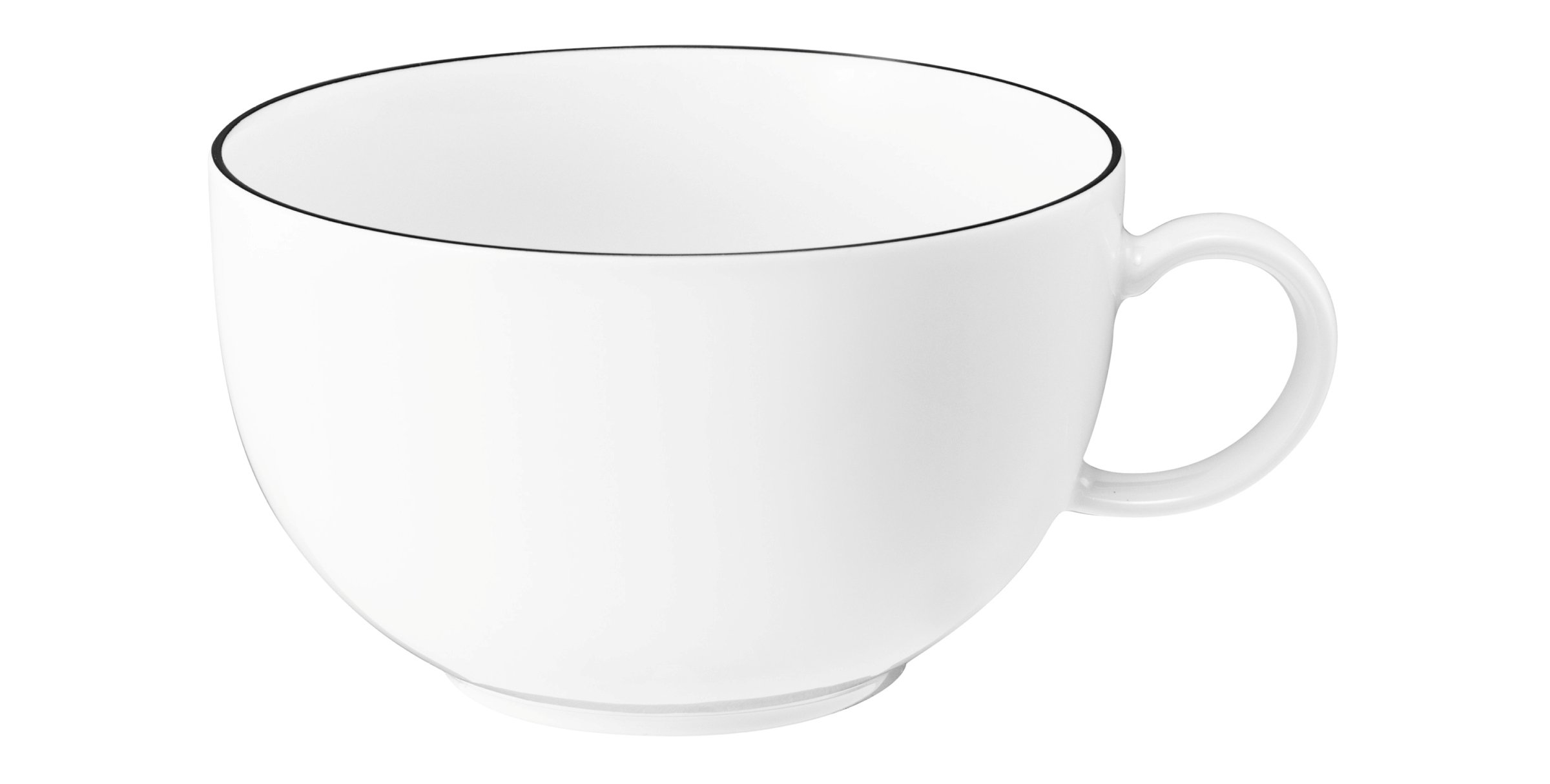 Seltmann Weiden Milchkaffeeobertasse 0,35 l Lido 10826 Black Line Seltmann Weiden Milchkaffeeobertasse 0,35 l Lido 10826 Black Line