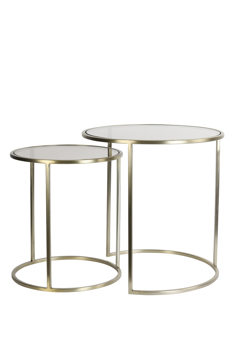 Bestelltisch 2-tlg. DUARTE in 40x45+50x52cm