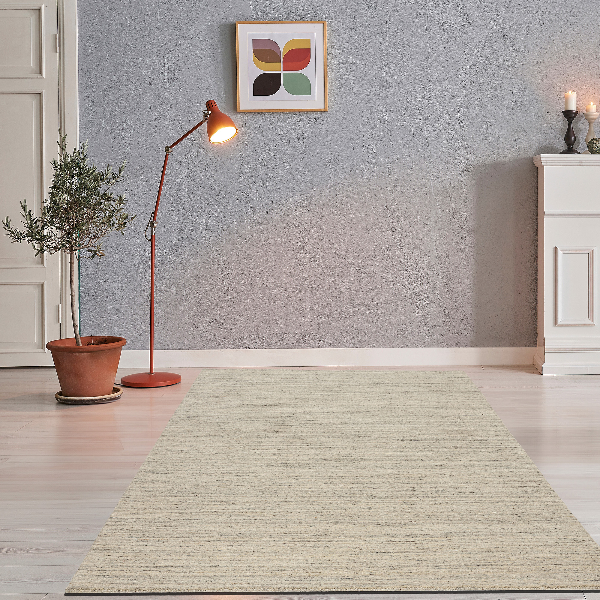 Theo Keller Handwebteppich PURE 70x140 in ca. 70 x 140 cm