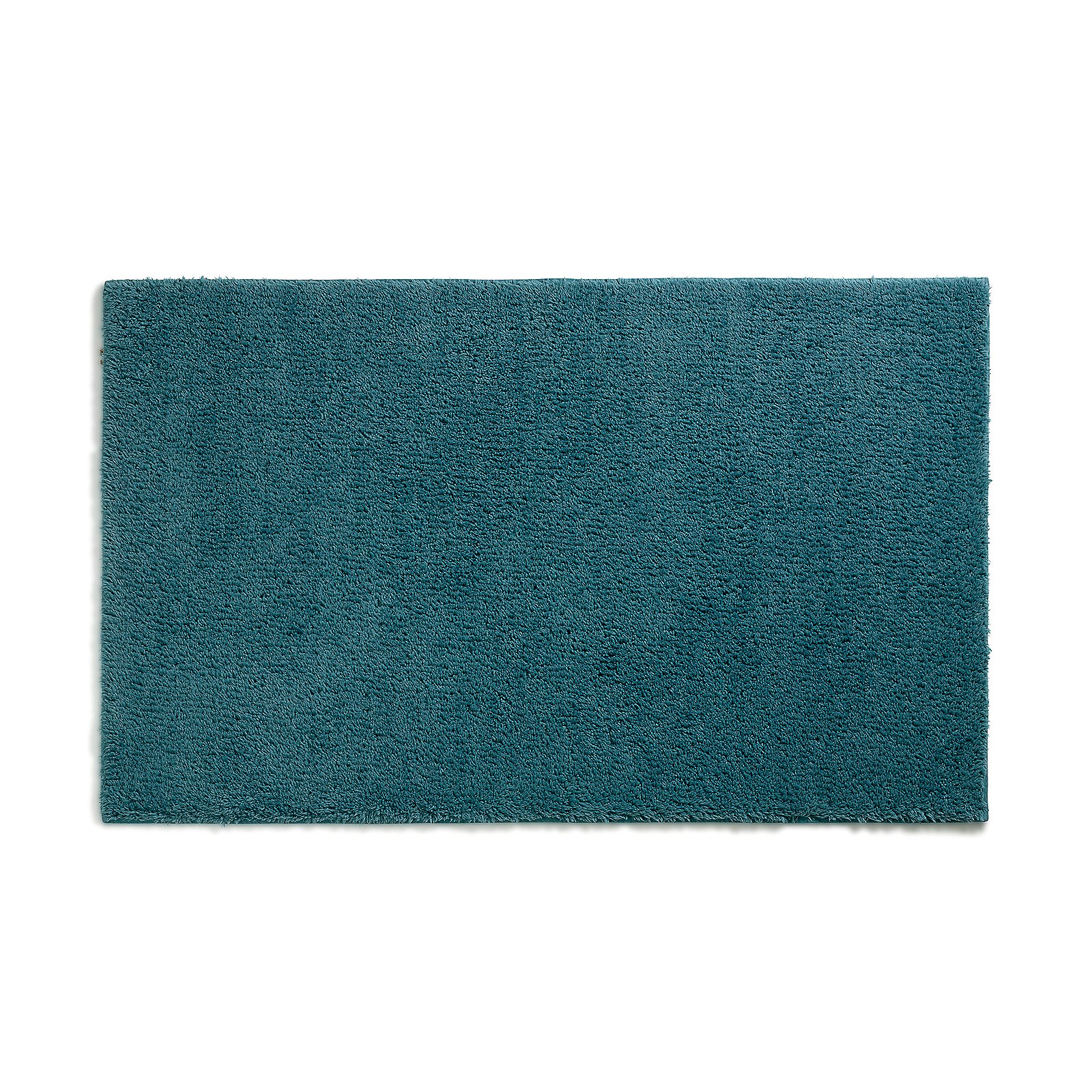 Kela  Badematte MAJA in Farbe petrol, Teppich, Teppichboden, Teppichmatte, Türmatte, Teppich grau-teal