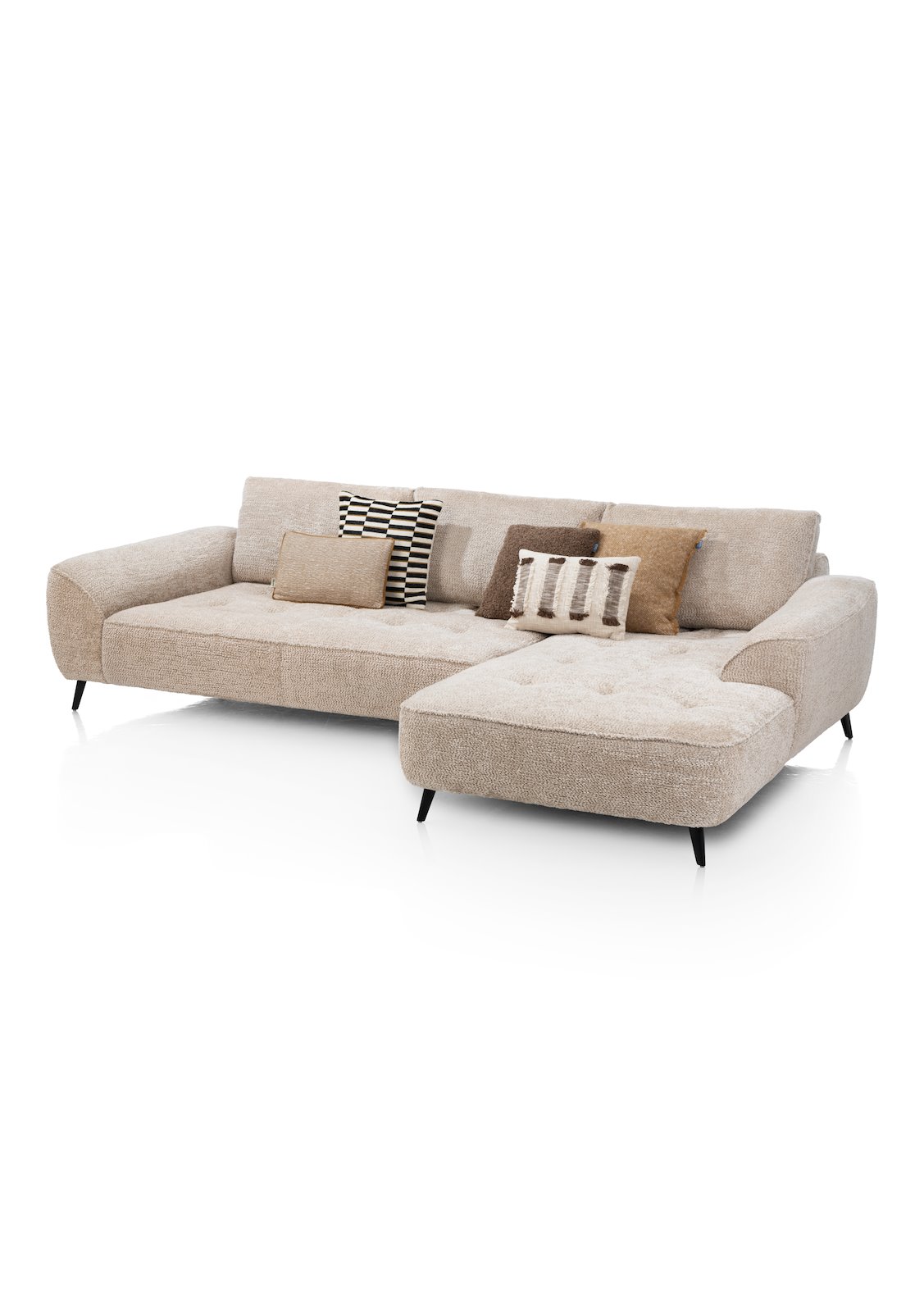 Henders & Hazel Polstergruppe BELLUNO in Derby beige, Ecksofa, Sofa, Beige, Möbel, Sitzelement