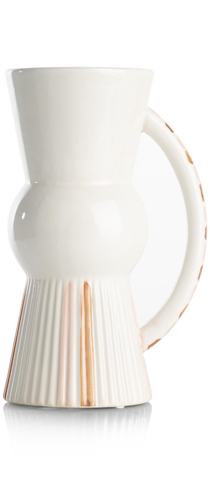 Coco Maison Vase NORA ca. B12 H26 T16 cm in Keramik orange, braun mehrfbg. Coco Maison Vase NORA ca. B12 H26 T16 cm in Keramik orange, braun mehrfbg.