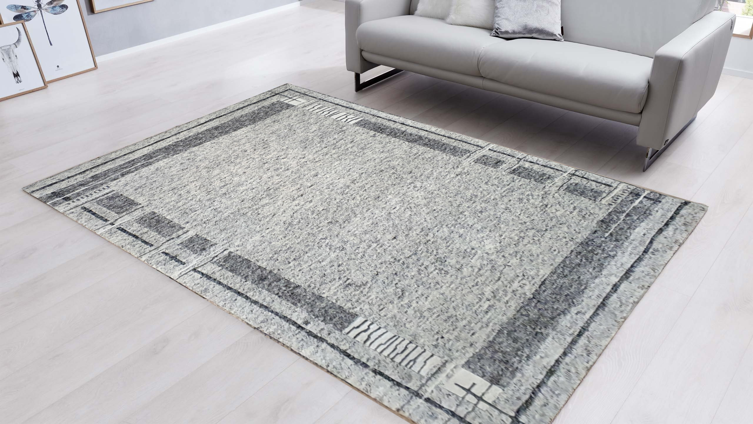 Interliving Teppich R-8110 ca. 70x140cm in Farbe hellgrau Interliving Teppich R-8110 ca. 70x140cm in Farbe hellgrau