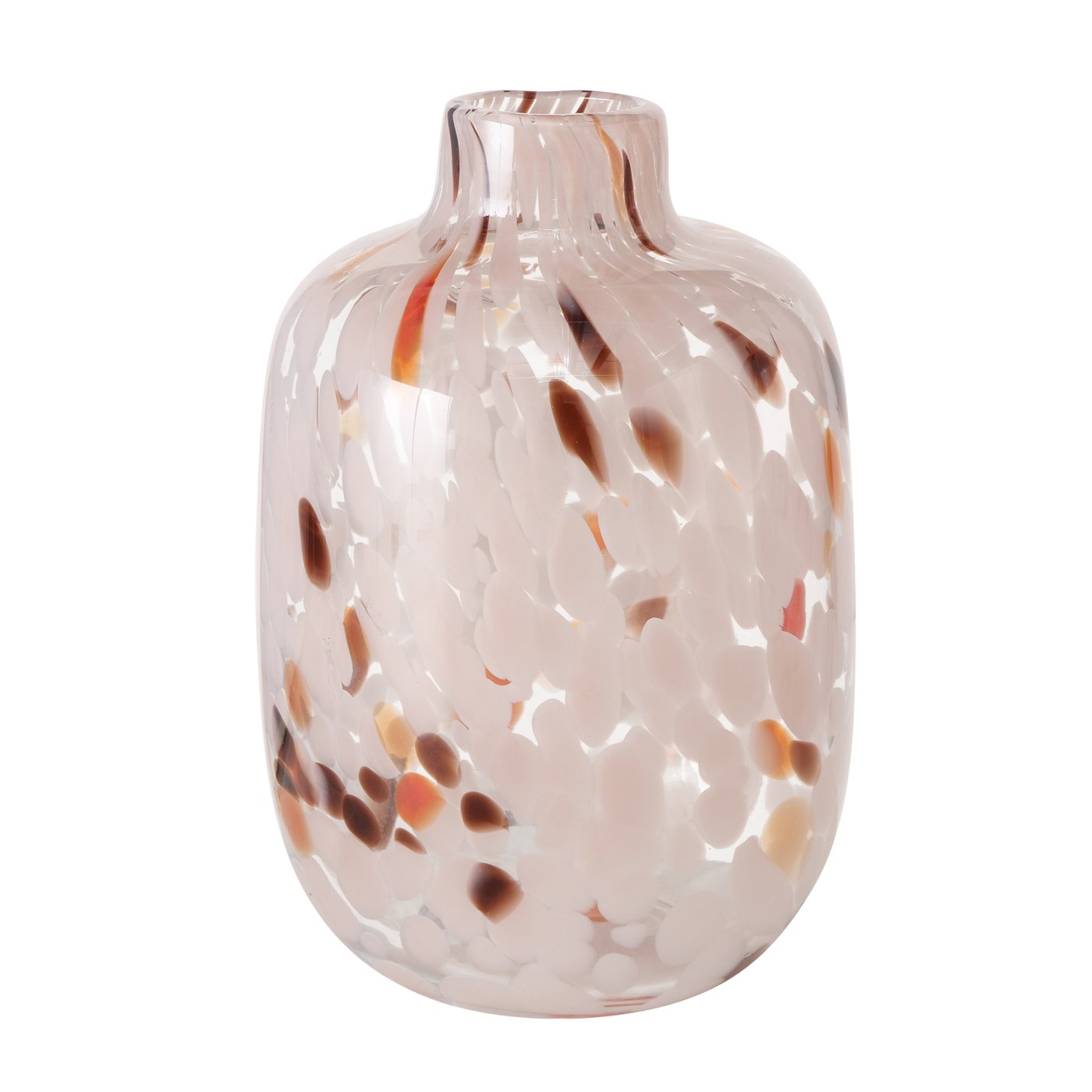 Boltze Vase Umea Glas durchgefärbt Farbmix