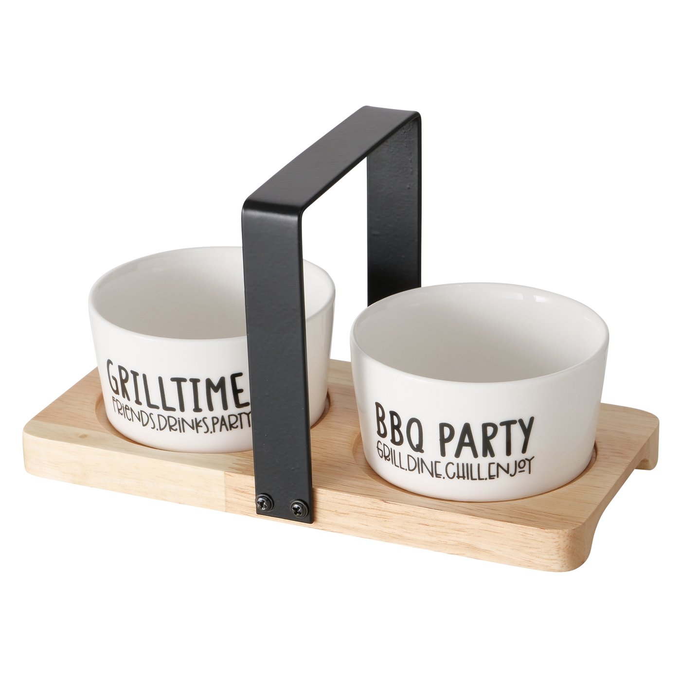 Boltze Schale Grillhouse in Farbe Materialmix Farbmix