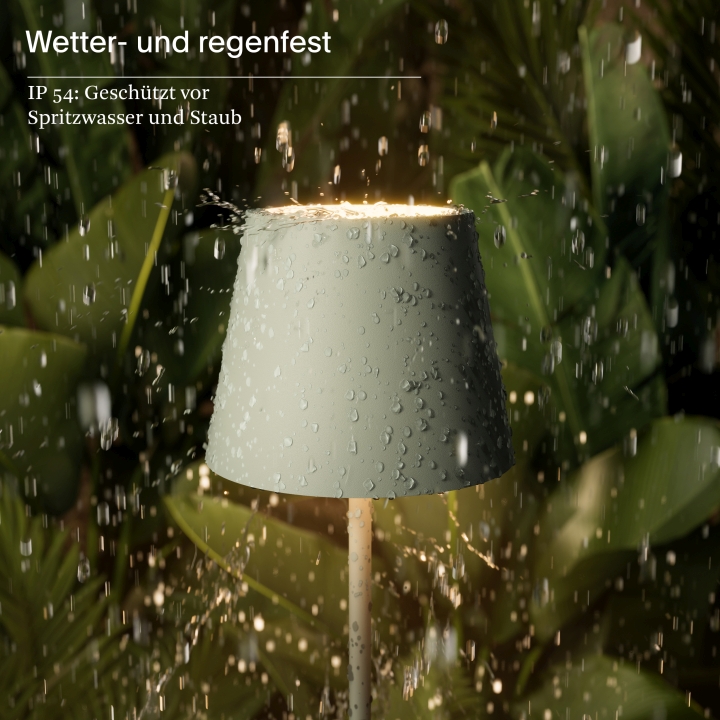 Sigor LED-Akku-Tischleuchte Nuindie in Farbe salbeigrün, dimmbar Sigor LED-Akku-Tischleuchte Nuindie in Farbe salbeigrün, dimmbar