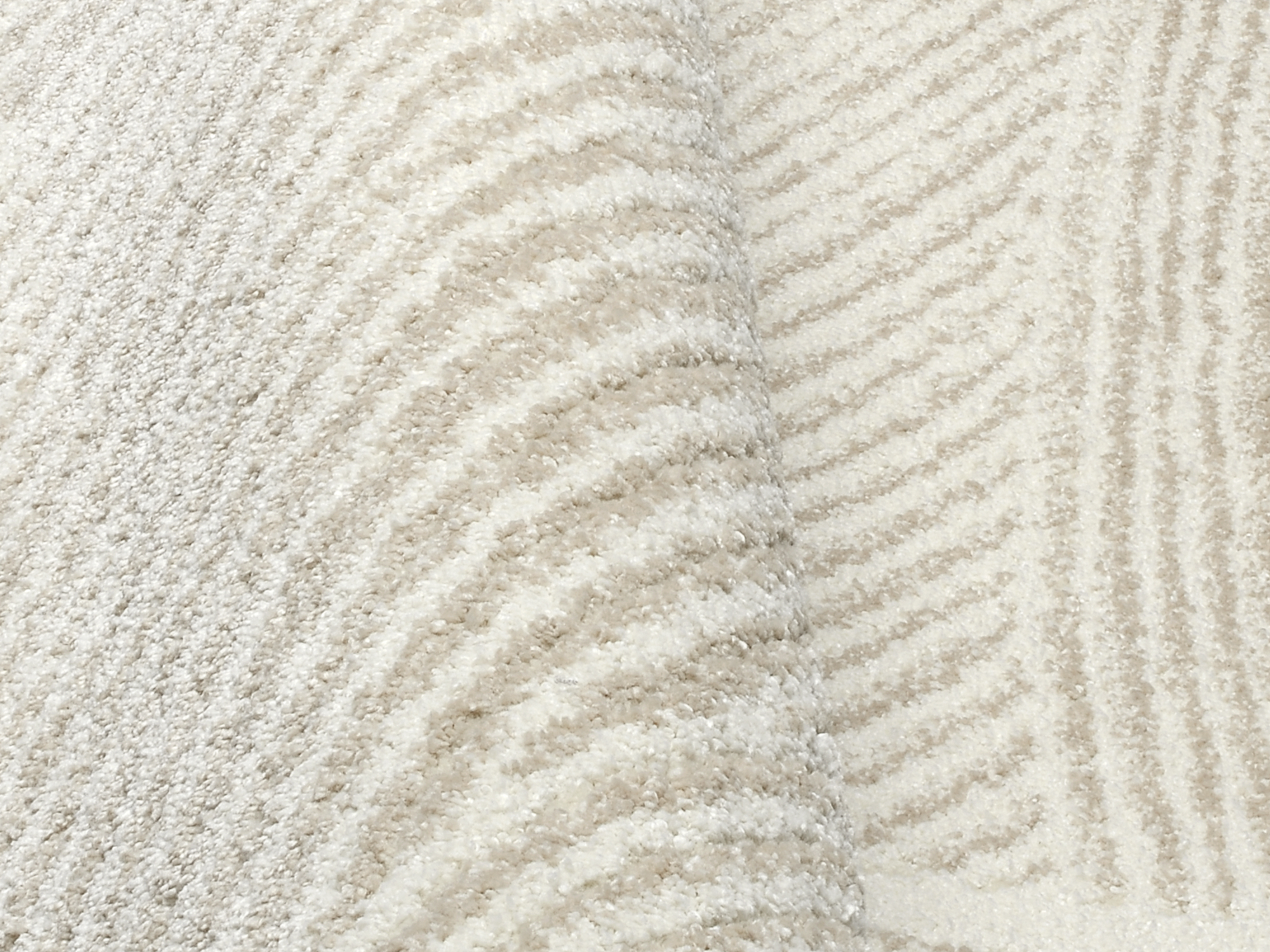OCI Designer Teppich CHASSIS PURE ca. 120x170cm in Farbe creme-beige, Teppich, Beige, Kuch?