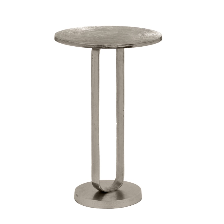 Beistelltisch TARA Ø ca. 38 cm, Höhe ca. 61 cm in Farbe Silber Beistelltisch TARA Ø ca. 38 cm, Höhe ca. 61 cm in Farbe Silber