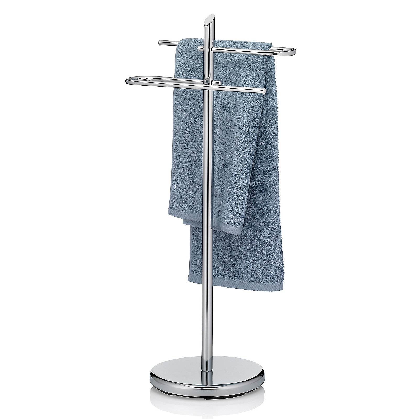 Kela Handtuchhalter KEN in Farbe silber glänzend