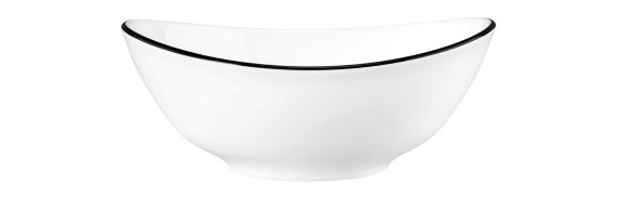 Seltmann Weiden Suppenschale oval 5238 16 cm Modern Life 10826 Black Line 