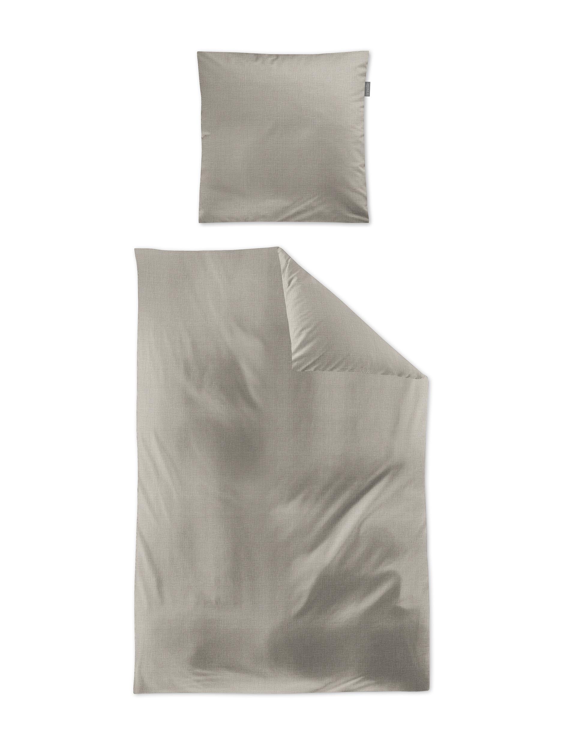 Irisette Tencel-Satin Bettwäsche LOTUS ca. 135x200cm in Farbe natur