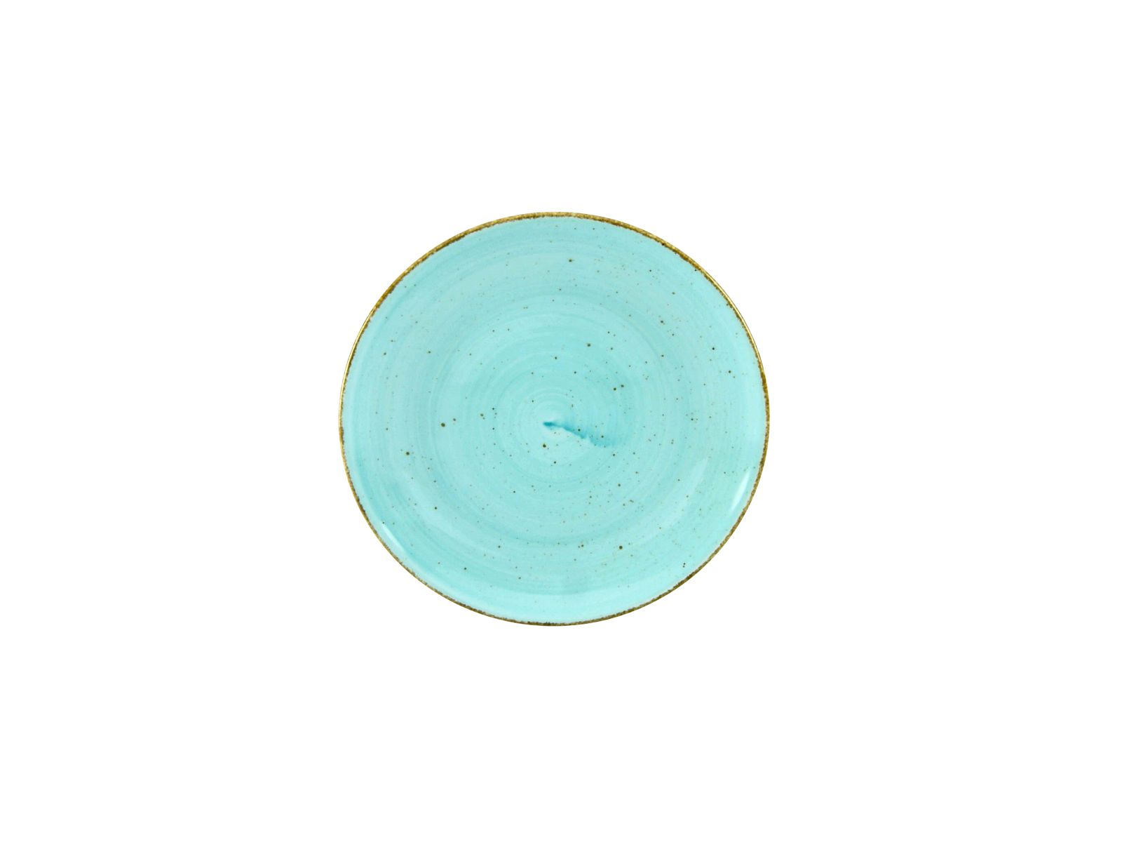 CreaTable Dessertteller Vintage Nature in Farbe Aqua glänzend, teller, platte, mintgrün, ton-in-ton, keramik