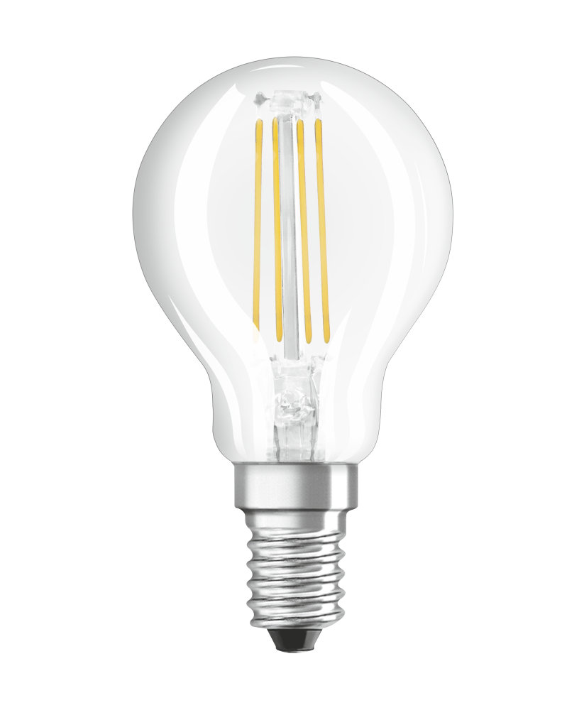 LEDVANCE Leuchtmittel LED Base FILAMENT klar CLP40 4W/827 470LM E14 M2