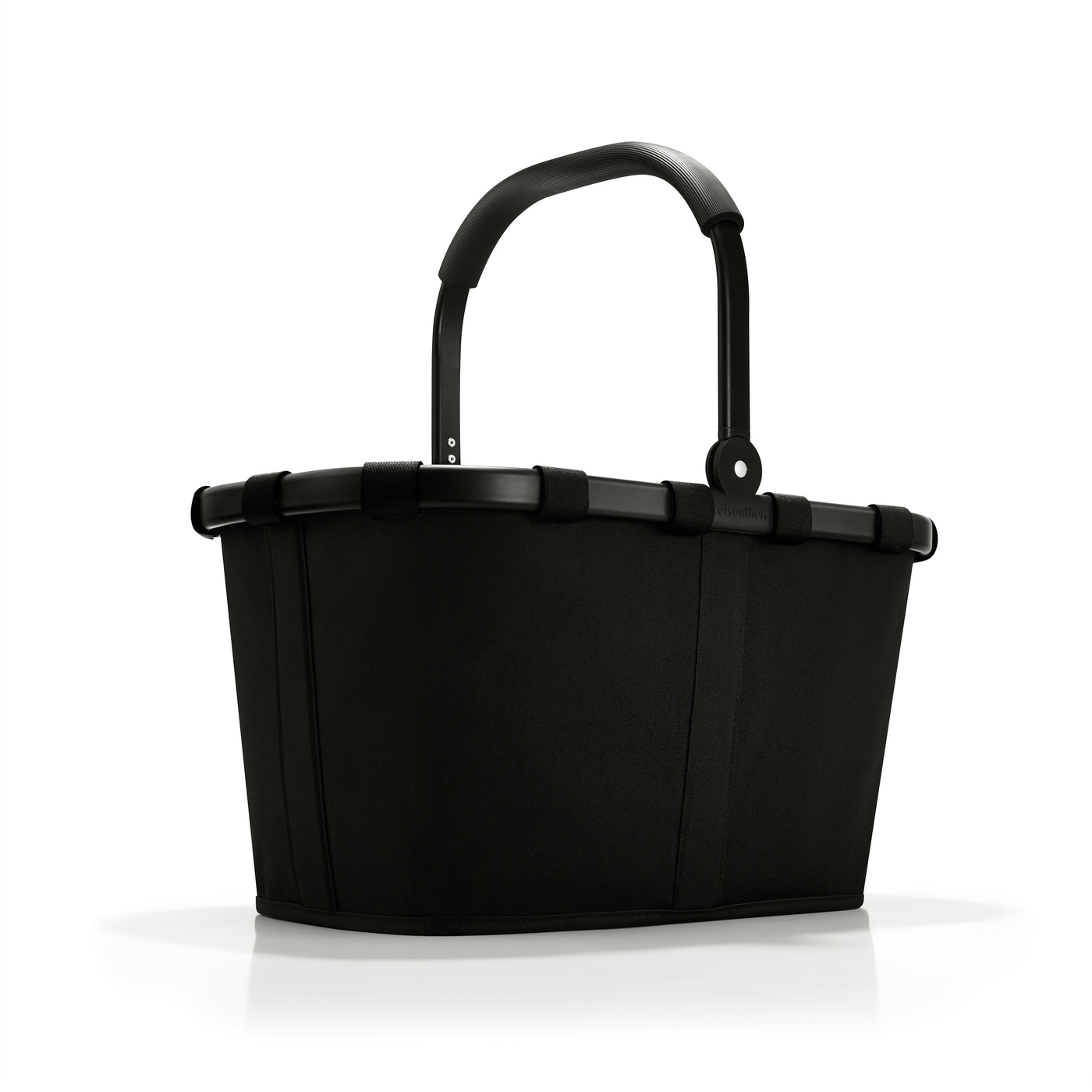 Reisenthel CARRYBAG in Farbe frame black/black, Taschenkorb, Schwarz, Tragetasche, Korbgriff, Austauschbarer Rand