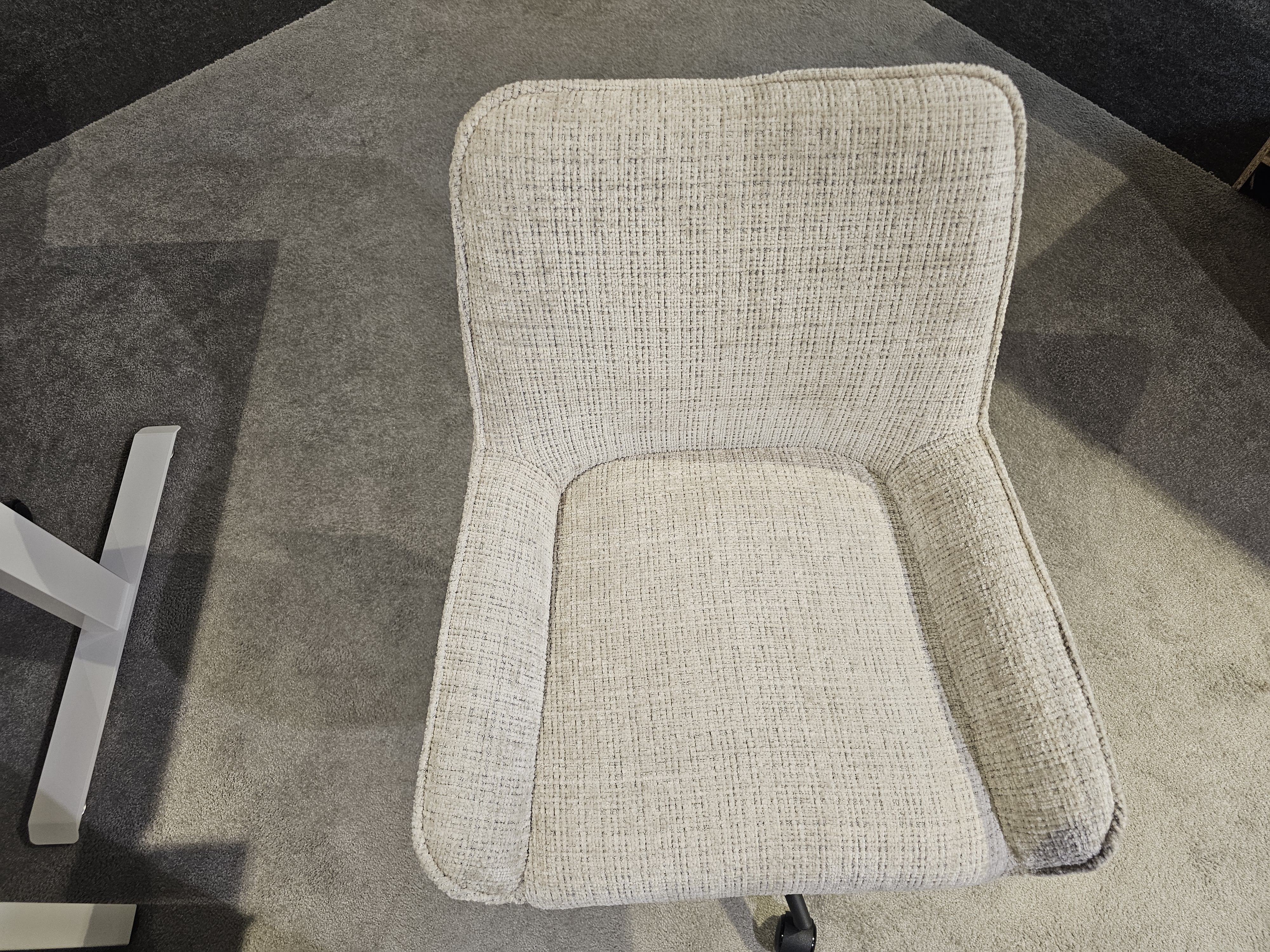 Bürostuhl EDDIE in Stoff Juto Beige 4