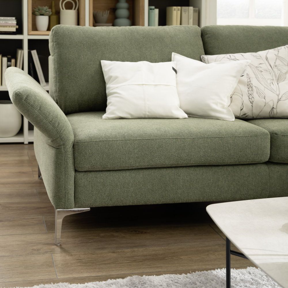 SCHÖNER WOHNEN-Kollektion Polstergruppe TIMELESS ca. 269x243cm in Stoff Free olive