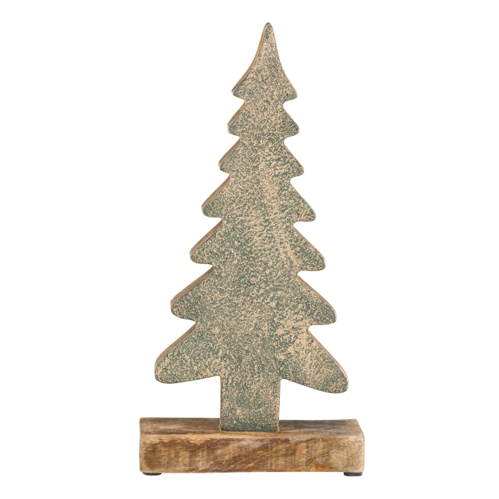 Gasper Holz Baum in Farbe Jade, Weihnachten, Weihnachtsdekorationen, Festival