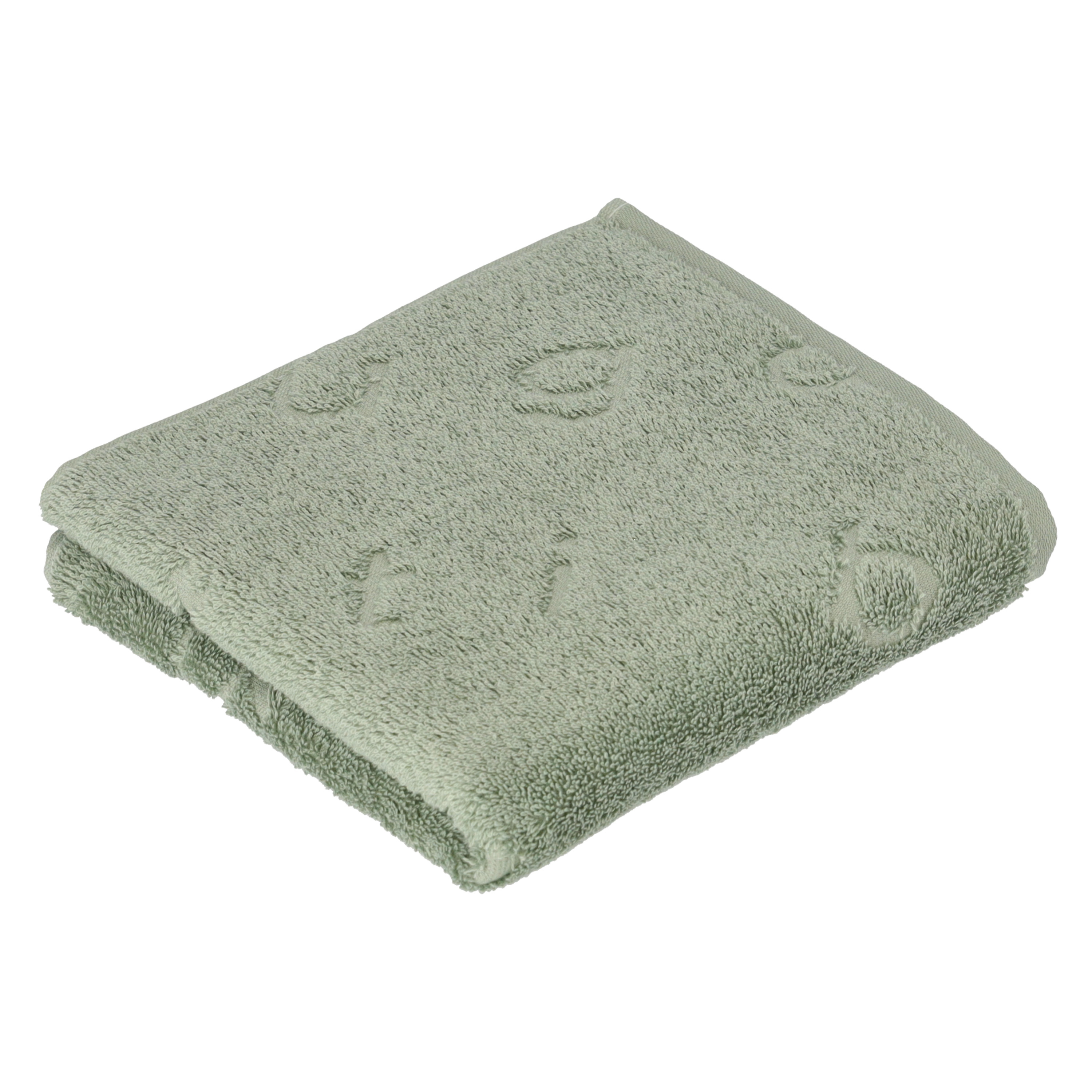 Vossen Handtuch Trentino soft green TRENTINO in ca. 50x100cm