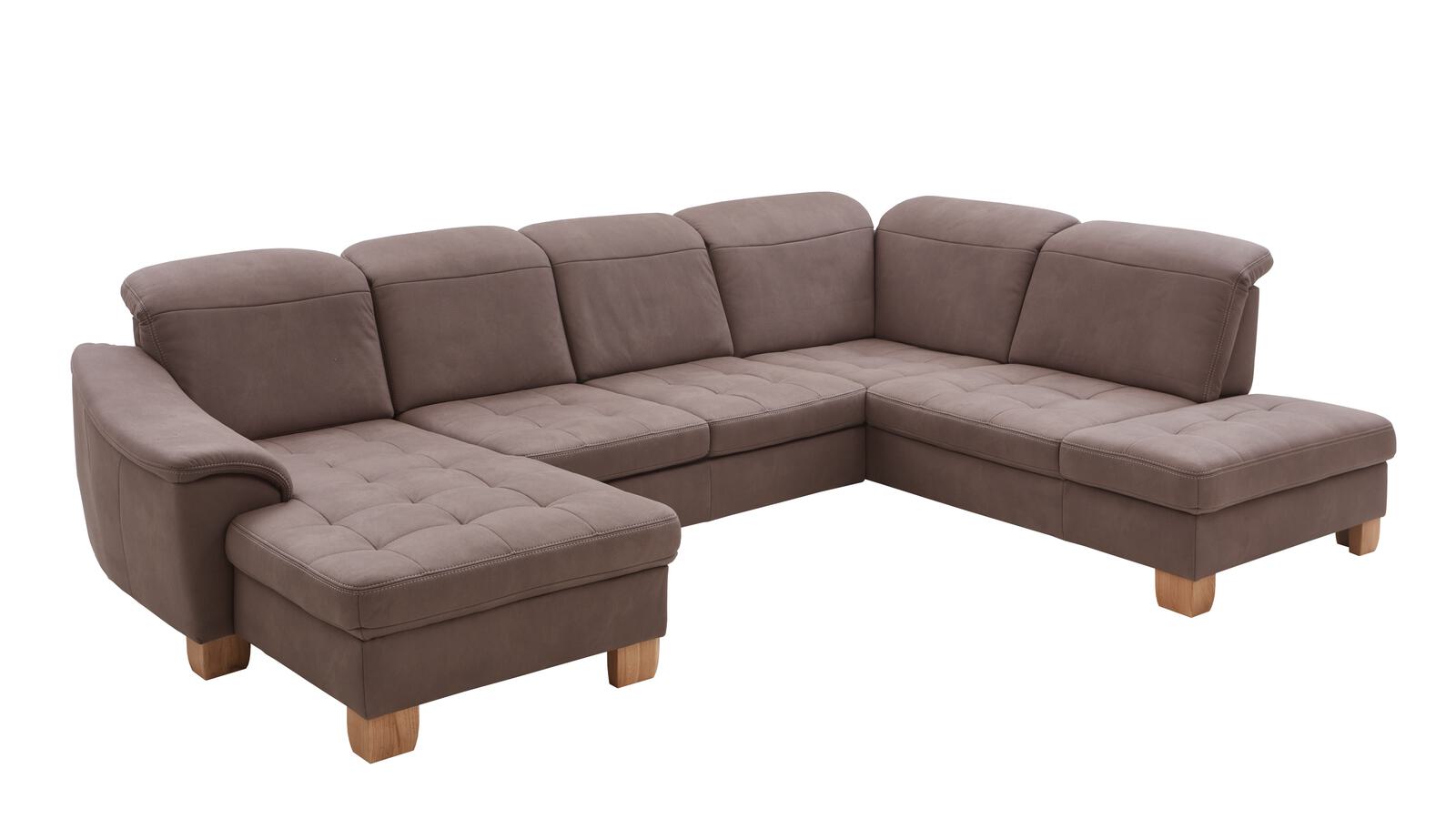 Modulmaster Polstereckgruppe MM-PP1188 ca. 345x243 Braun Modulmaster Polstergarnitur MM-PP1188 ca. 345x243cm in Stoff Mammut nougat