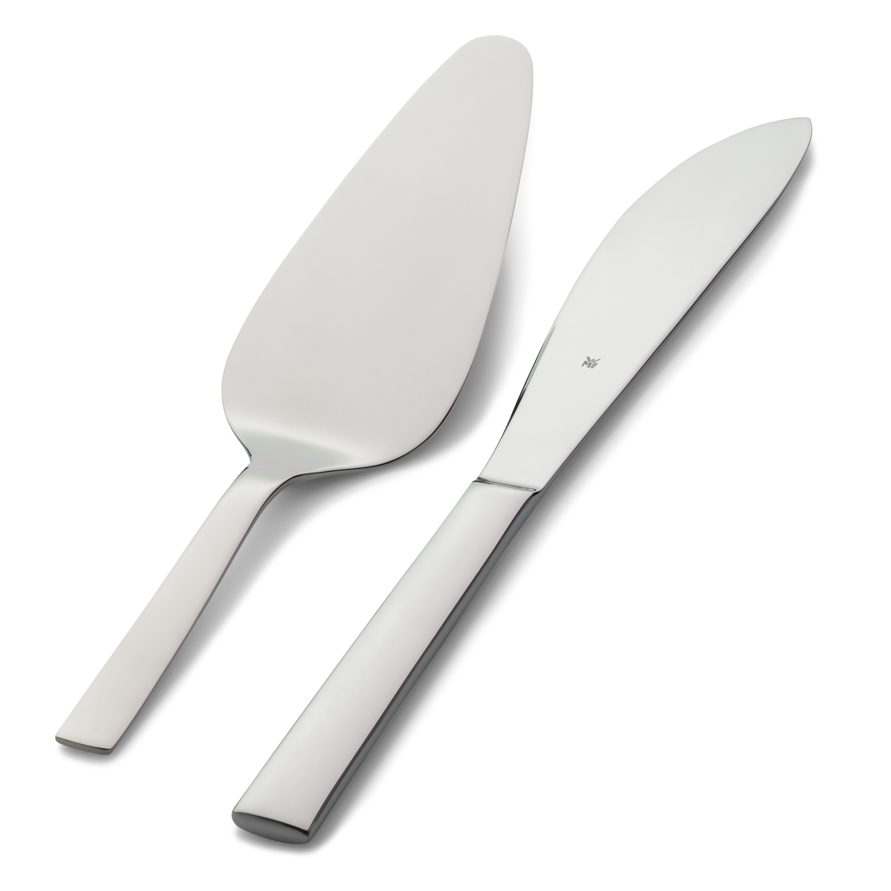 WMF Nuova Kuchenbesteck-Set, 2-teilig in poliertem Edelstahl WMF Nuova Kuchenbesteck-Set, 2-teilig in poliertem Edelstahl