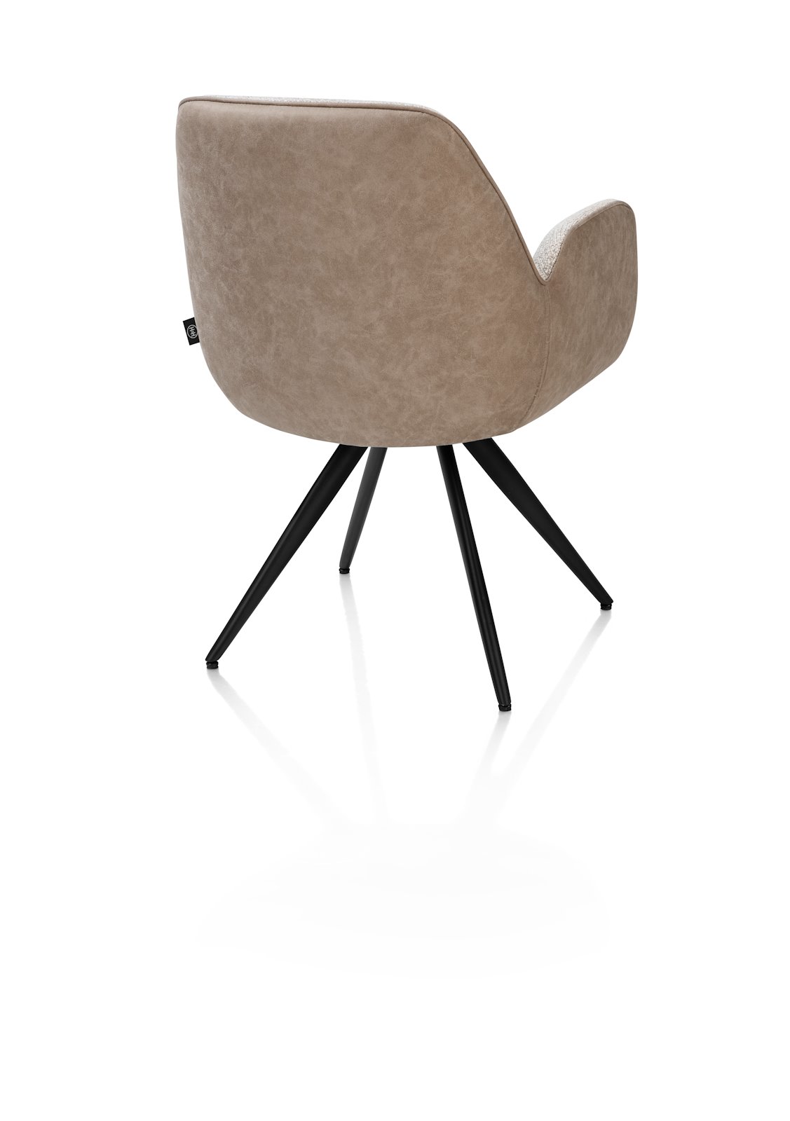 Henders & Hazel Armlehnstuhl PIPPA ca. B57 H85 T66 cm in Stoffkombi Oregon/Sevilla , Sessel, Stuhl, Bezug, Bequem, vierbeinig