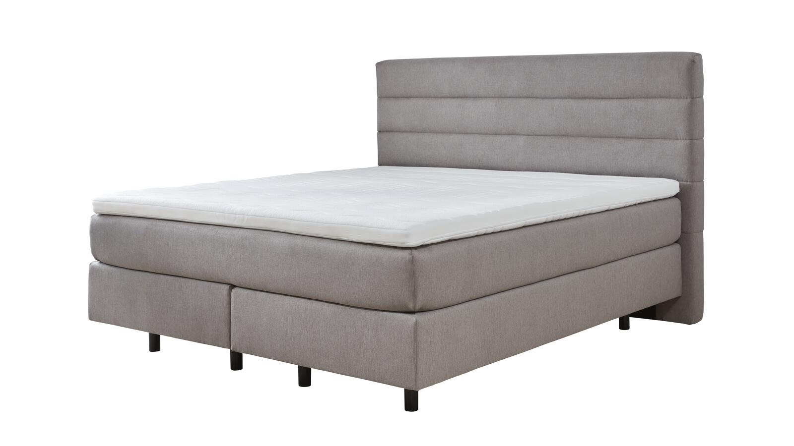 Comfortmaster Boxspringbett ca. 180 x 200 cm in Stoff Nele anthrazit