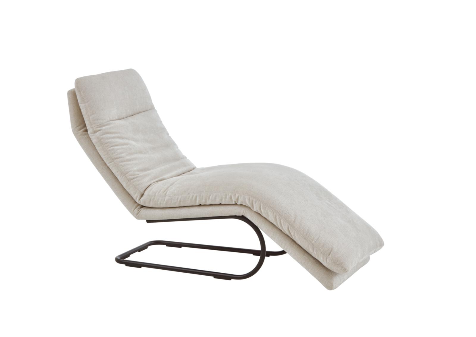 W. Schillig Liege mit flexibler Kopfstütze DAILY DREAMS in Stoff ivory