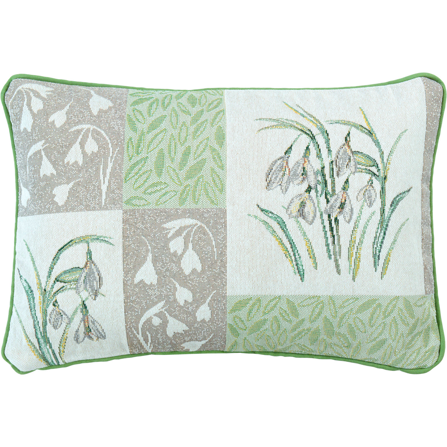 Sander Kissen gefüllt SNOWDROPS ca. 32x48cm in Farbe original