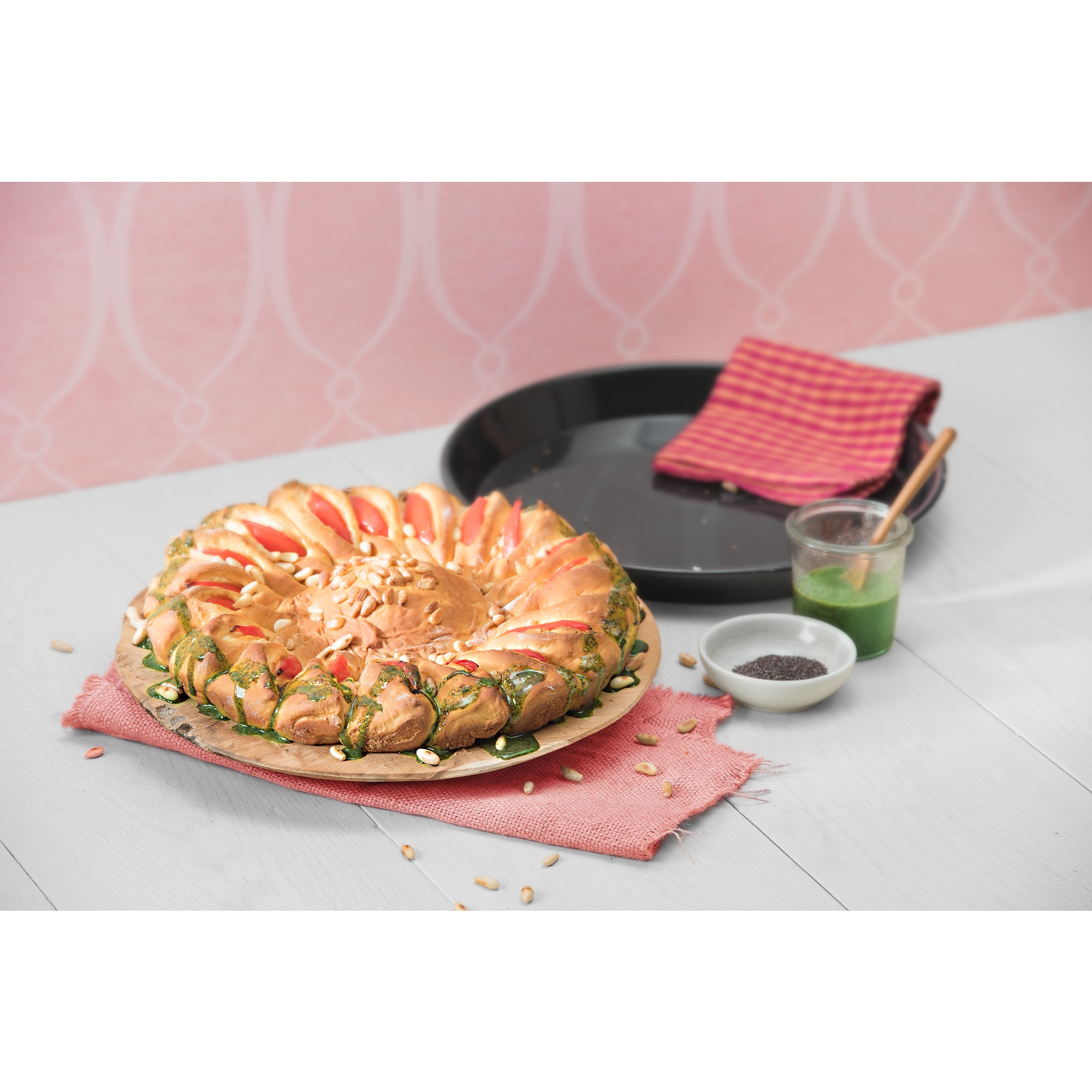 Kaiser Pizza- Pie-/ Backblech Ø 28 cm in schwarz