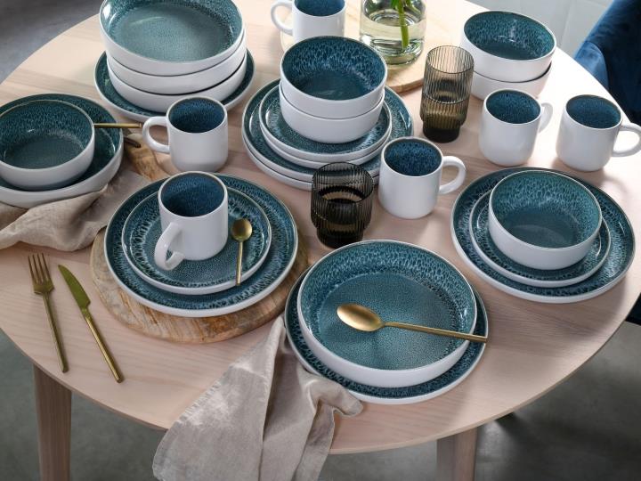 Creatable Kombiservice, 16-tlg. Nordic Fjord Eisblau in Farbe Eisblau Creatable Kombiservice, 16-tlg. Nordic Fjord Eisblau in Farbe Eisblau, Tabelle, Tischplatte, Tasse, Untertasse, Mahlzeit