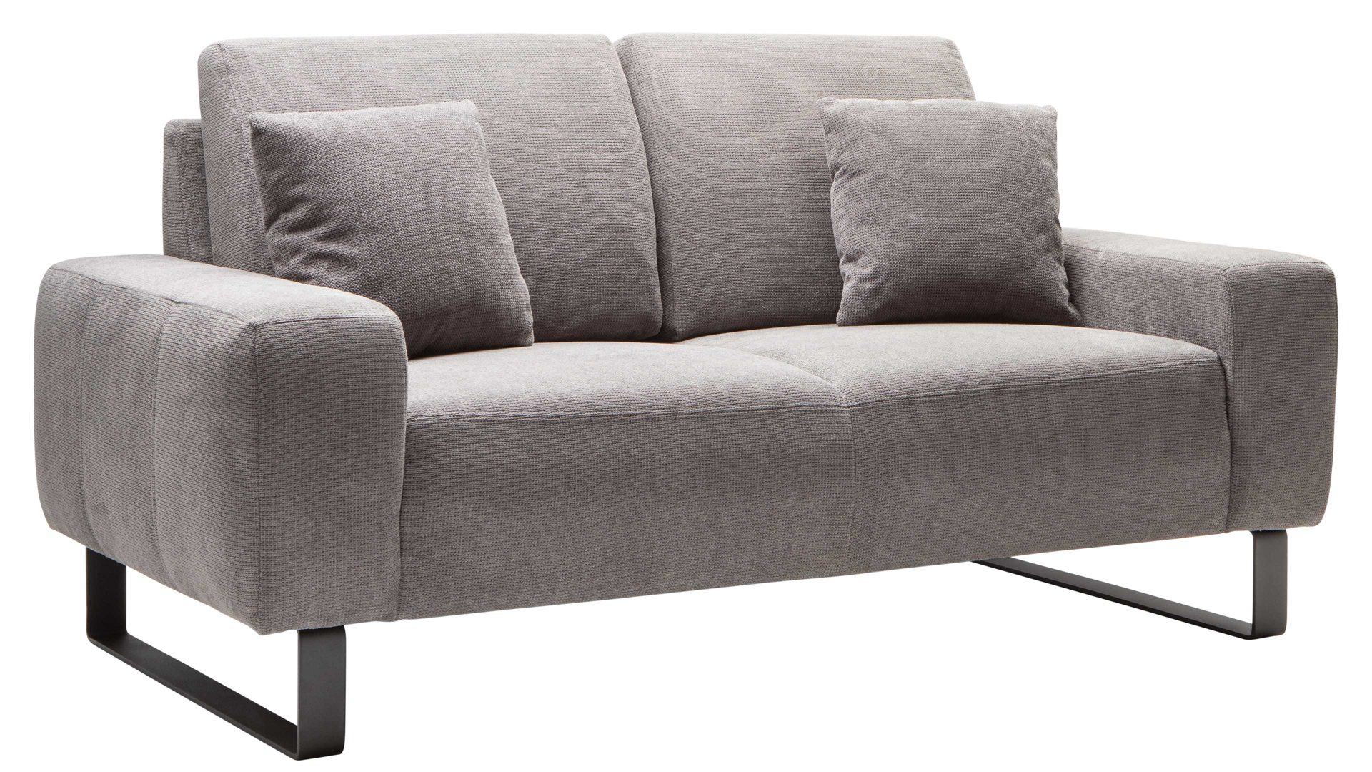 Sofa 2-sitzig Dana Grau Iwaniccy Sofa 2-sitzig in Stoff Boston stone