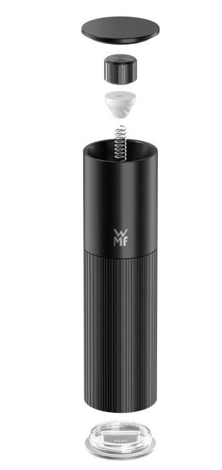 Gewürzmühle Signature Black in , pfeffermühle, mühle, verstellbar, manuell, schwarz zylindrisch