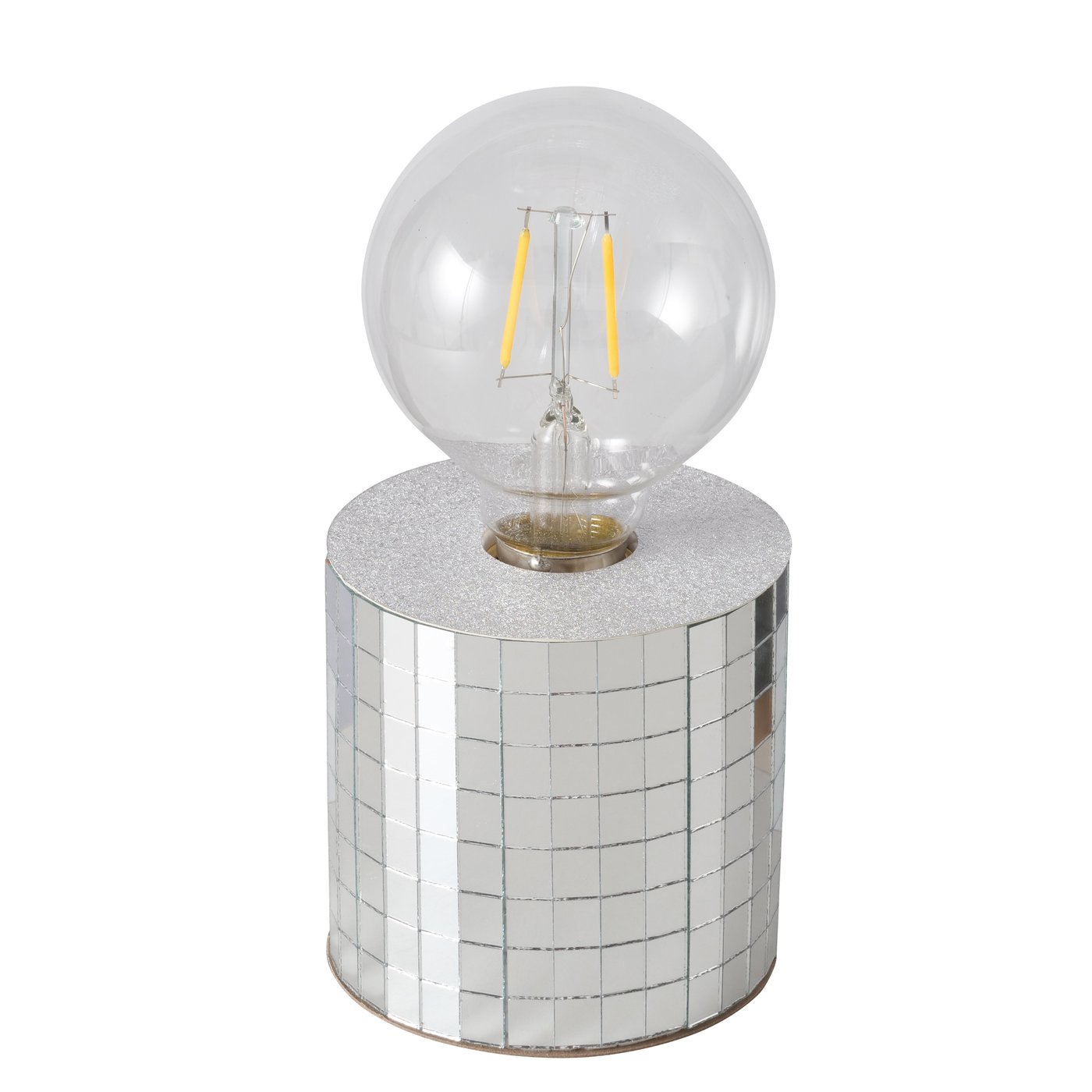 Boltze Tischleuchte Disco in Farbe Materialmix silber Boltze Tischleuchte Disco in Farbe Materialmix silber