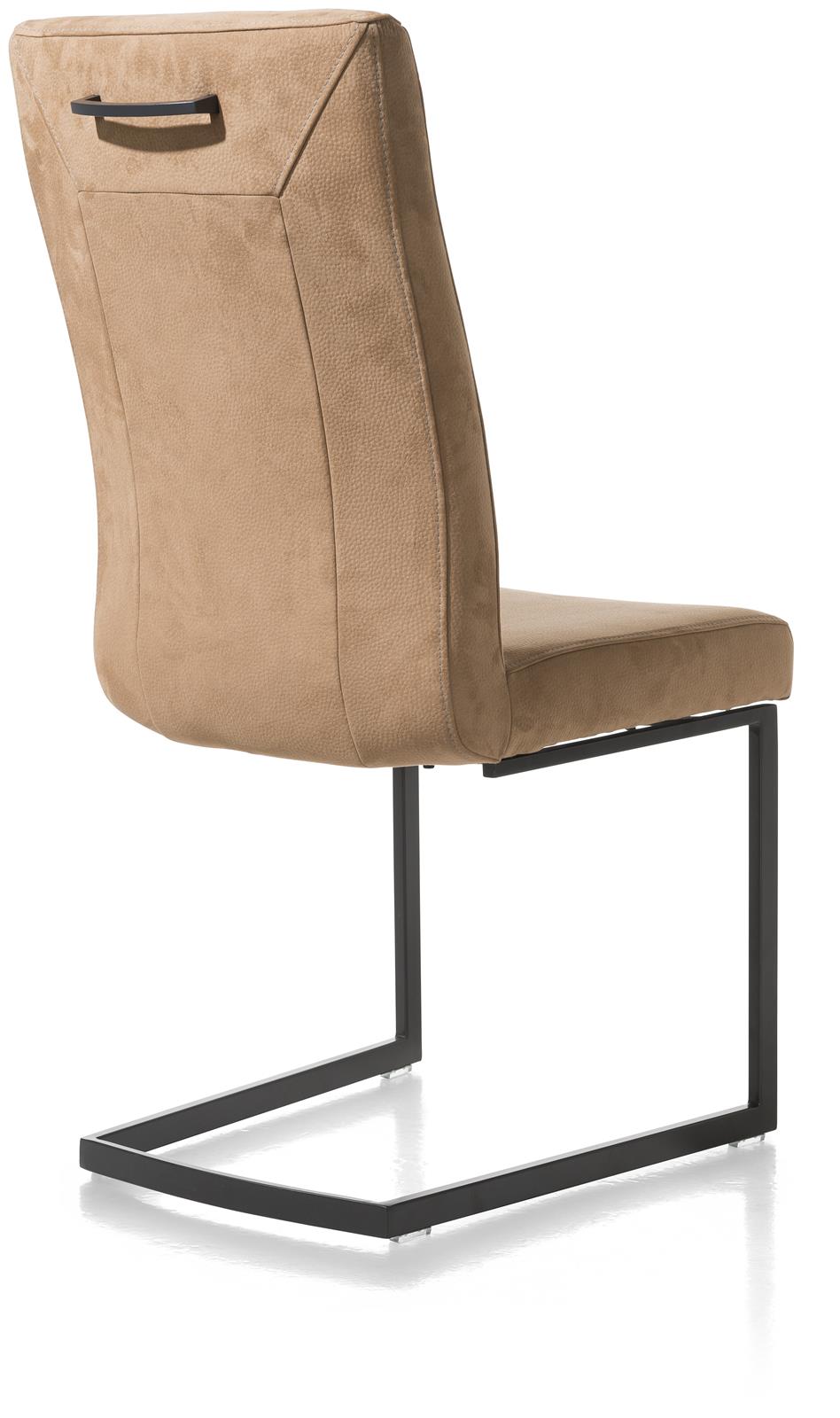 Henders & Hazel Schwingstuhl MALENE ca. B48 H103 T67 cm in Stoff Nubucco camel