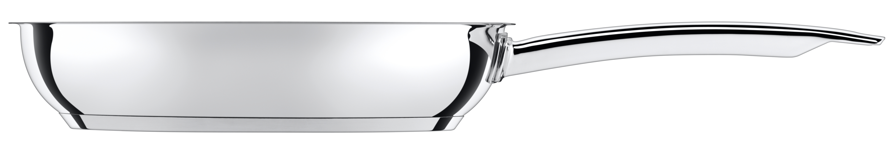 WMF Durado Stielpfanne, 32 cm in Edelstahl, Pfanne, Stielpfanne, Chrom, Edelstahl, Glänzend