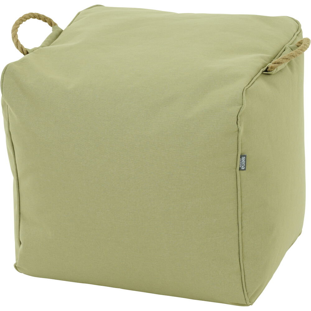 Gautzsch Sitz-Fusshocker INTEGRAL ca 48x46x46 cm in Stoff pistache, wetterfest