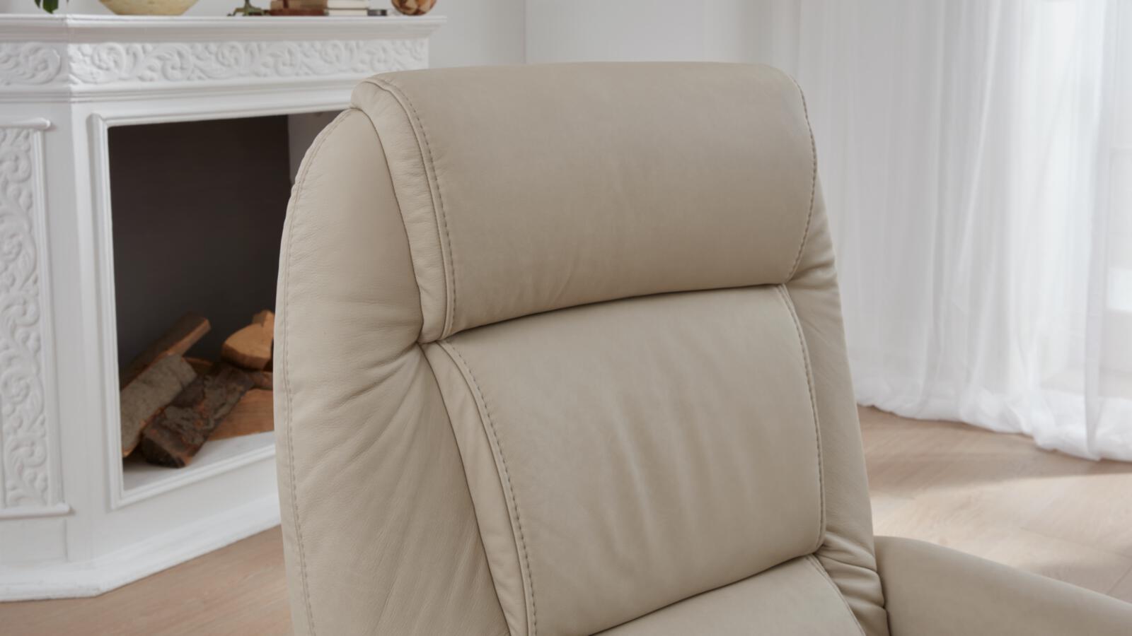 Himolla Relaxsessel QUARTETT in Leder Longlife kliff, Moebel, Stuhl, Kissen, Dekoration für Zuhause, Sessel