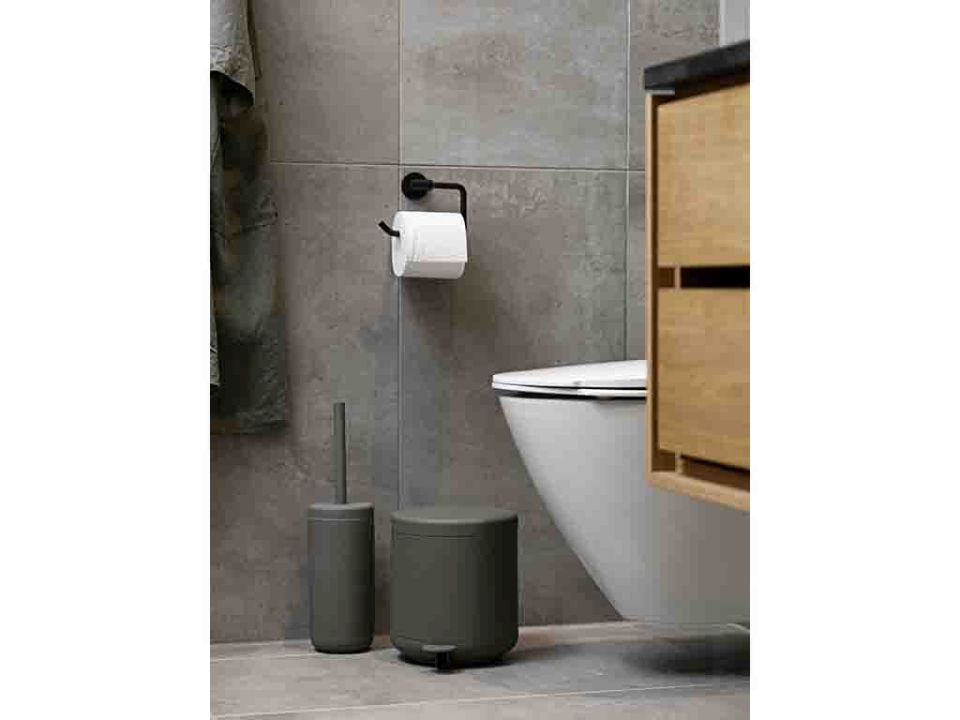 Zone Denmark Pedaleimer 4 Liter in Farbe olive green