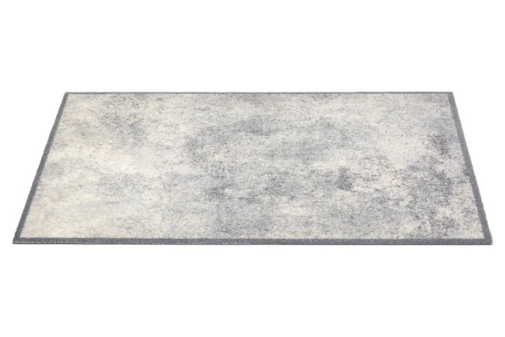 Golze & Söhne Türmatte Miabella ca. 66x110cm in Farbe Sweet Home Kranz Golze & Söhne Türmatte Miabella ca. 66x110cm in Farbe Sweet Home Kranz, Teppich, Grau, Musterlos, Hochflor, Rutschfest