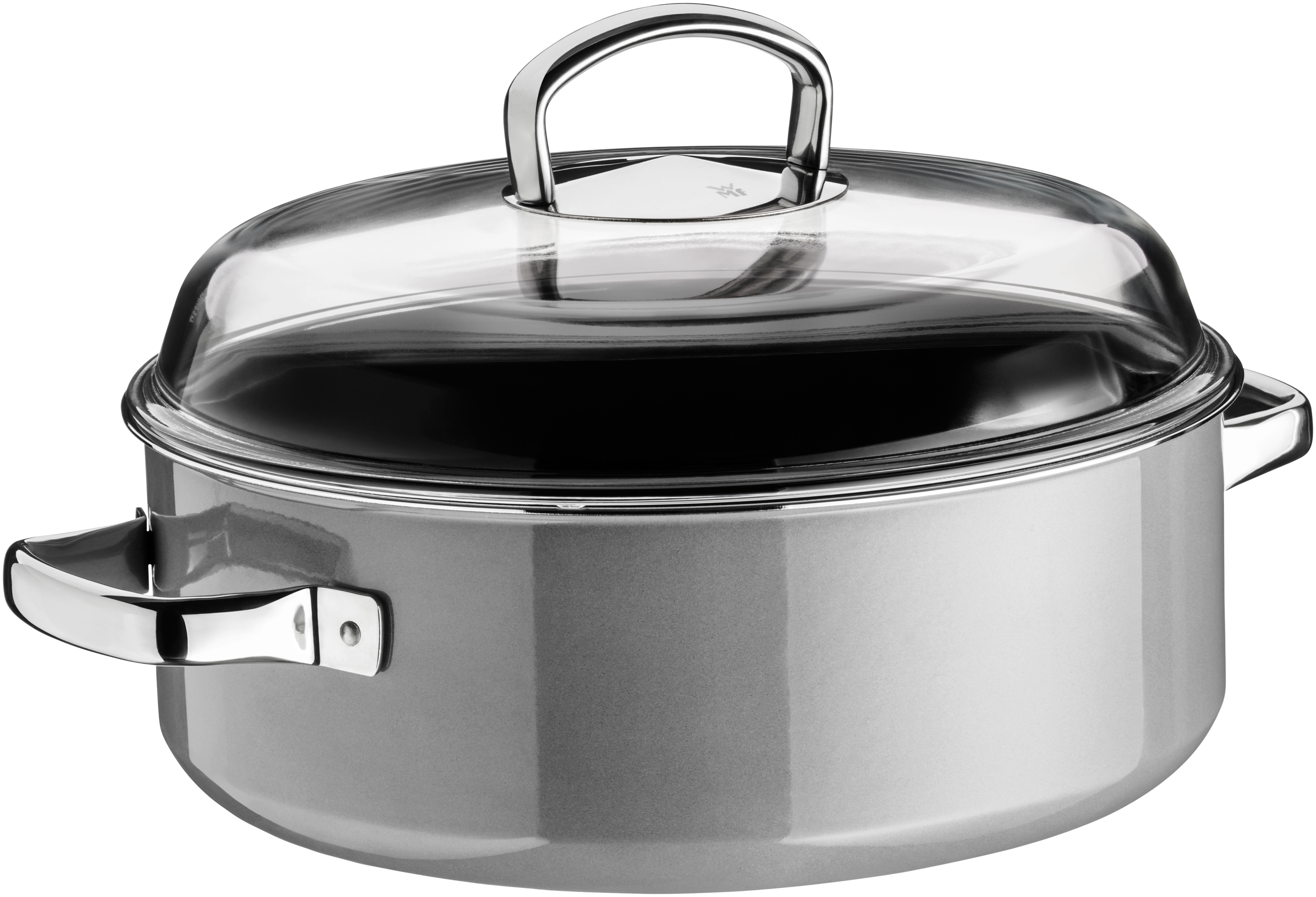 WMF Fusiontec Mineral Schmortopf mit in grau