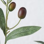 Boltze Dekozweig in Farbe Kunststoff dunkelgrün