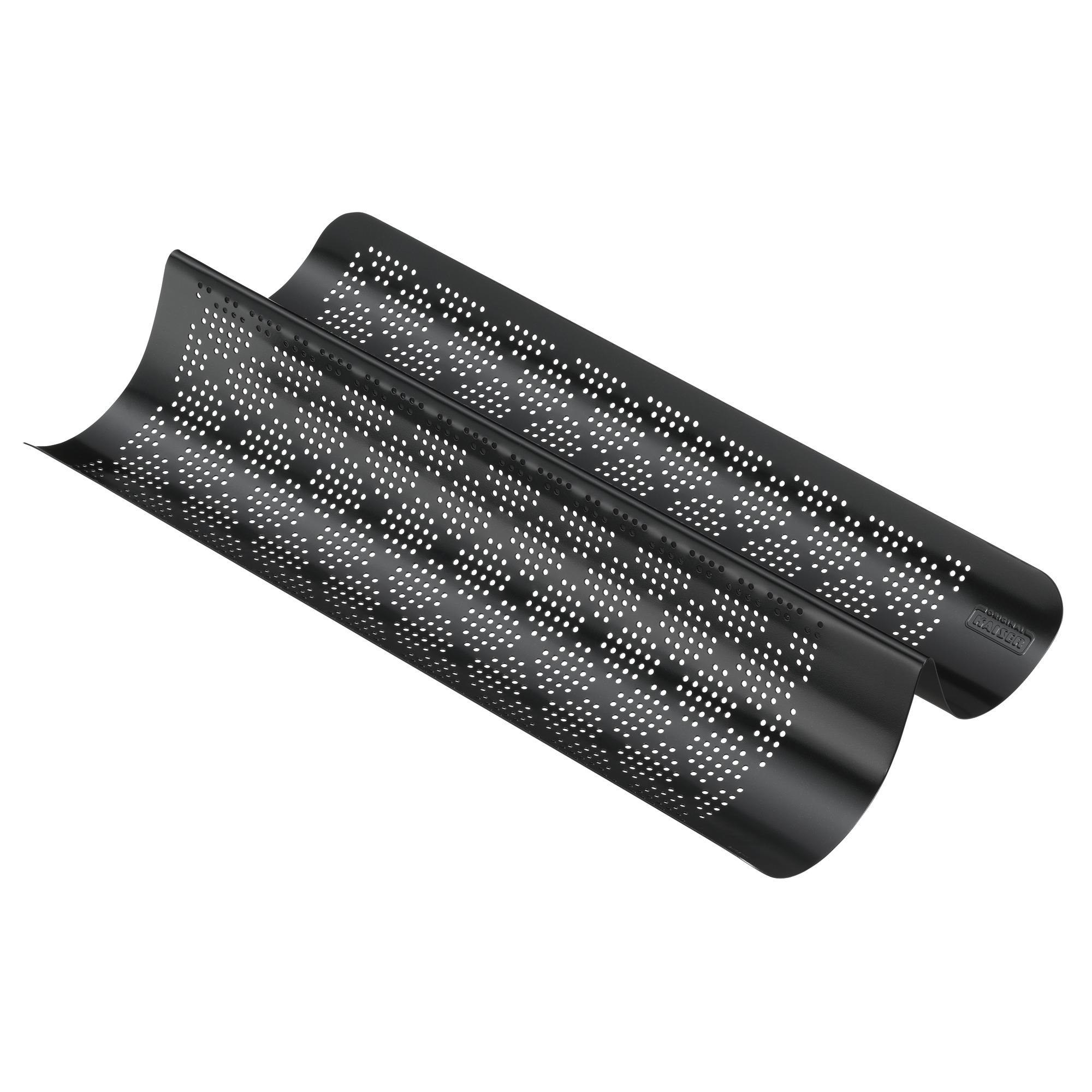 Kaiser Baguettform Inspiration perforiert in schwarz Kaiser Baguettform Inspiration perforiert in schwarz