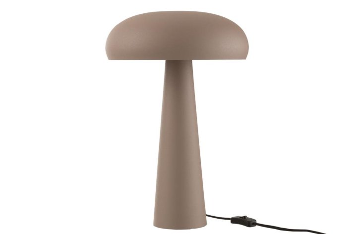 Lampe in Taupe, Lampe, Tischlampe