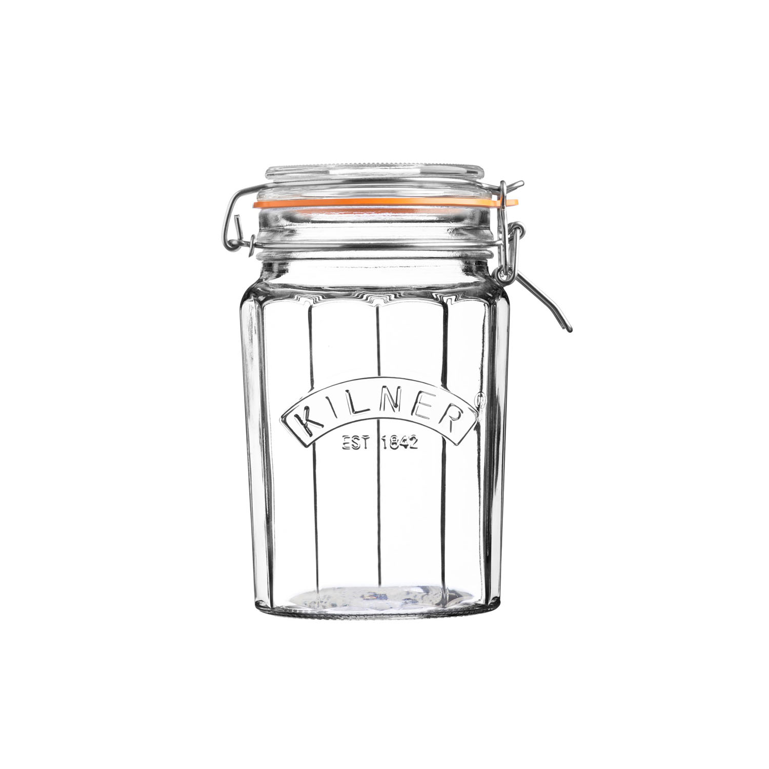 Profino Facetten-Glas mit Bügelverschluss, 950 ml