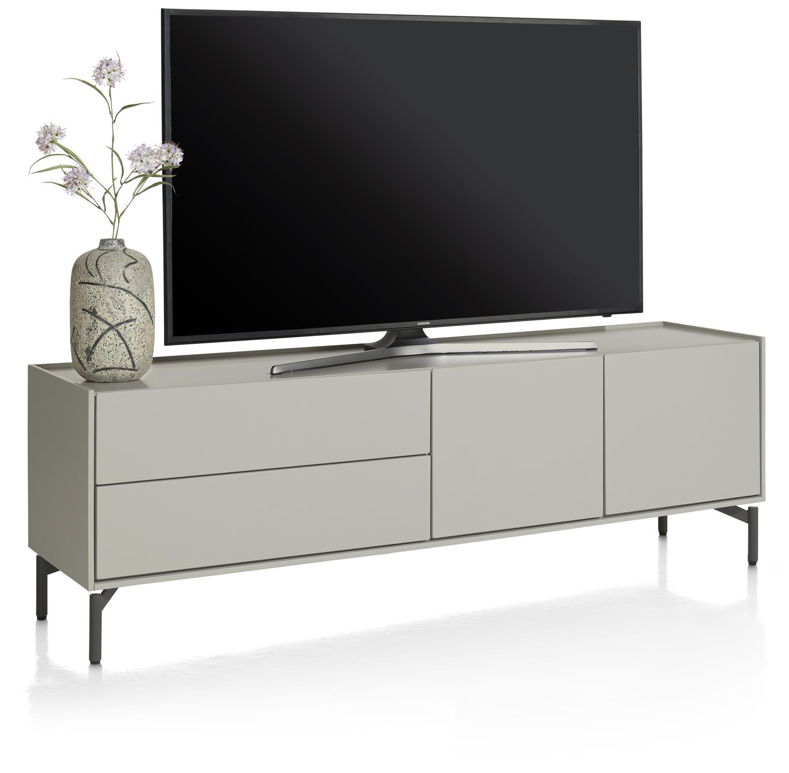 XOOON Lowboard Noon ca. B170 H55 T42 cm in MDF silk grey