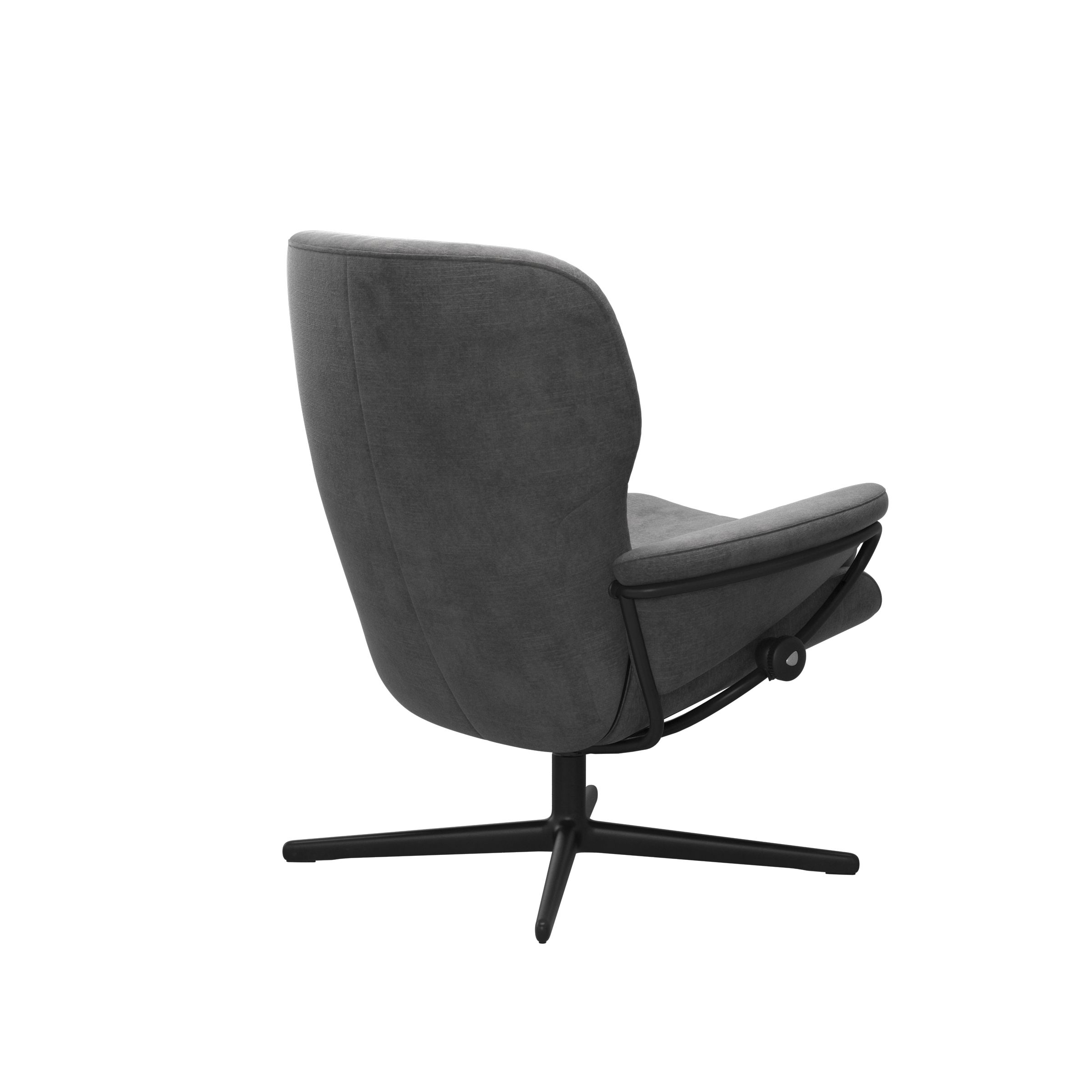 Stressless Sessel Rome Cross (M) in Stoff Magnolia light grey