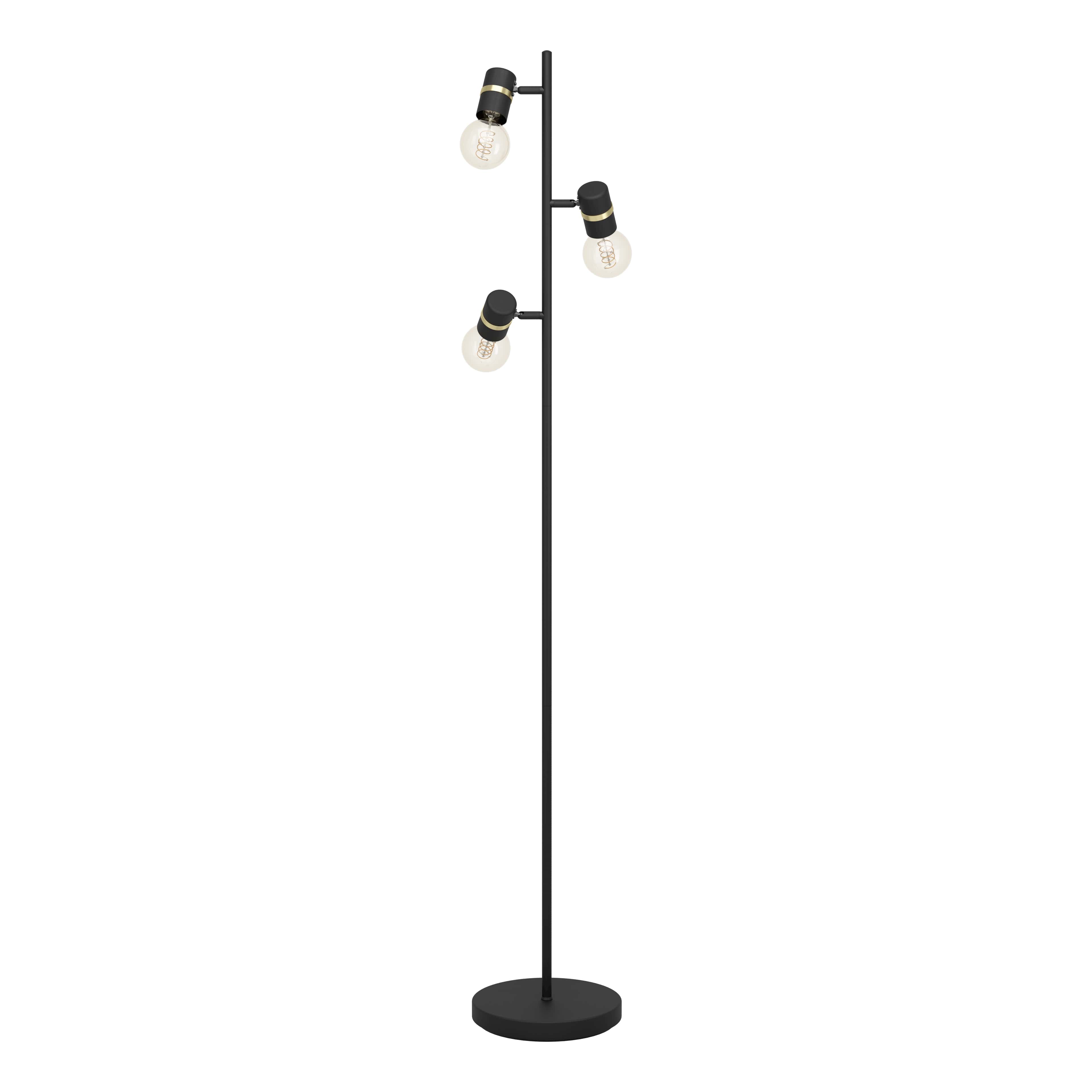 Roomio Stehleuchte NO. 9809 in Farbe schwarz, gold