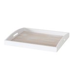 Boltze Tablett Conner in Farbe MDF weiß