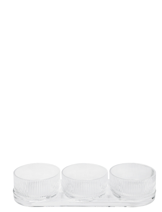 Stelton Tapas Set Glas Pilastro in Farbe clear